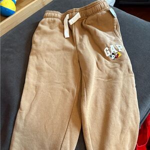 GAP x Disney Kids Tan Sweatpants